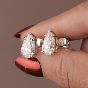 Everyday Luxury Lab Grown Diamond <b>Earrings</b> for Women <b>Silver</b> 10K Gold 14K Gold 18K Gold Elegant Jewelry - Product Image 4
