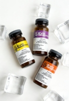 Autocollants personnalisés à texture holographique pour flacons de 3 ml, sceau adhésif inviolable pour compléments nutritionnels