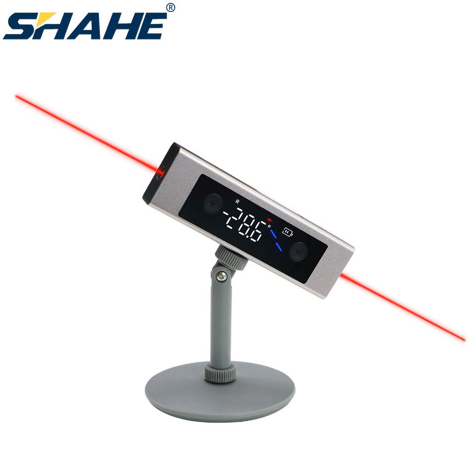 SHAHE Double Laser Angle Ruler Protractor Digital Inclinometer ,Dual ...
