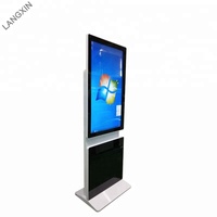 Pantalla HD Giratoria de 90 Grados de 55-75 Pulgadas, Señalización Digital, Kiosco de Publicidad con Video