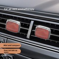 Nouveau diffuseur de parfum de luxe en métal style agate pour grille d'aération de voiture, longue durée, éliminateur d'odeurs, coffret cadeau, logo personnalisé, vente en gros