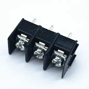 Popular 3 pole wire pcb connector electric HQ8500-8.5mm pitch din barrier terminal block