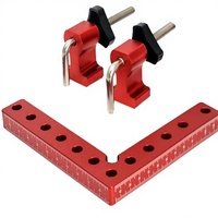 Serre-joints d'angle pour le travail du bois DIY OEM/ODM, règle d'angle droit 90 degrés, plaques de positionnement auxiliaires en aluminium en forme de L pour fixation