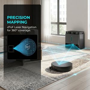 Aspirateur robot 3-en-1 : balayage, lavage et séchage à air chaud, aspiration puissante 20000 Pa - Product Image 2