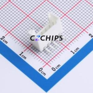 W200110K-5PW2113 Wire-to-Board Pin Header Bent Lead Through Hole,P=2mm Connector 1x5P 2mm Right Angle Insert HY - Product Image 1