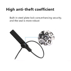 ซีลพลาสติกแบบใช้ครั้งเดียว WEICHI WCP007 สำหรับติดกระเป๋าเดินทาง ความยาว 200/280 มม. ได้รับการรับรองมาตรฐาน ISO จากผู้ผลิตซีลรักษาความปลอดภัยแบบกำหนดเอง - Product Image 2