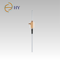 Sonde de température à roulement HY IP67 étanche en acier inoxydable, sonde RTD à angle droit, longueur 80 mm, alarme haute température pour applications industrielles lourdes