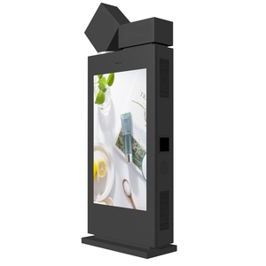 Quảng cáo <span class=keywords><strong>LCD</strong></span> Totem thông minh trạm xe buýt đa chức năng ngoài trời màn hình cảm ứng kiosk 55 inch kỹ thuật số biển - Product Image 3