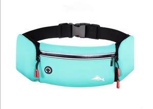 Cinturón de cintura de nailon impermeable multifuncional, bolso de teléfono, correa de hombro deportiva, cierre de cremallera para viajes al aire libre, patrón de logotipo para correr - Product Image 6