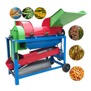 Multi Functional Grain Threshing Machine For Corn <b>Wheat</b> Sorghum Soybean 1000kg H 380V Carbon Steel High Productivity - Product Image 1