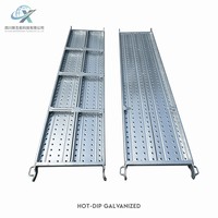 Planche de chantier en acier galvanisé à chaud Q235 - Plateforme de construction robuste pour système Ringlock Cuplock