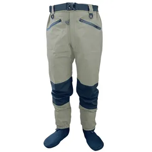 Pantalon de pêche à la mouche imperméable pour homme, taille haute, confortable et durable, G4 Pro avec ceinture, idéal pour les sorties de pêche. - Product Image 1