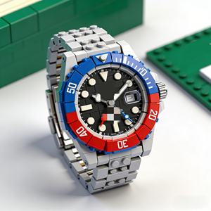 Ensemble de blocs de construction en plastique DIY personnalisables pour montre célèbre, cadeau créatif pour adulte, <span class=keywords><strong>anniversaire</strong></span>, vacances, présentation - Product Image 3