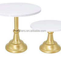 Soporte de hierro para tartas de boda, expositor de tartas cortas para escuelas secundarias, soporte para postres de boda, accesorios para moldes de tartas, juego de soportes para tartas