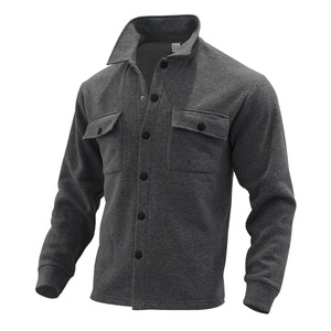 Chaqueta de <span class=keywords><strong>Hombre</strong></span> Estilo Vintage 2025, Corte Ajustado, Moda Casual Europea y Americana con Logotipo Frontal, Tendencia de Primavera-Otoño, Gran Venta - Product Image 3