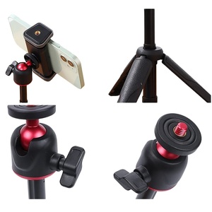 Supporto da Tavolo per Fotocamera e Smartphone, Asta Telescopica per Selfie, Mini Treppiede da Scrivania per Streaming Live e Video - Product Image 5