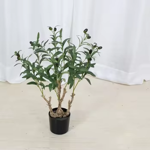 Grand <span class=keywords><strong>olivier</strong></span> artificiel en plastique <span class=keywords><strong>pour</strong></span> décoration extérieure, faux bambou en <span class=keywords><strong>pot</strong></span>, plante Monstera verte, différentes tailles - Product Image 6