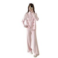 Ensemble deux pièces en tricot élégant et haut de gamme pour femme, nouvelle collection automne-hiver, tenue décontractée chic et unique, style transfrontalier