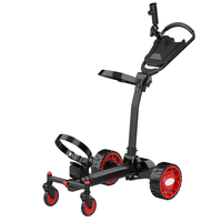 Chariot de golf électrique 2026 Caddy 4 roues avec moteur 500W, télécommande, pliable, fonction 'Follow Me'