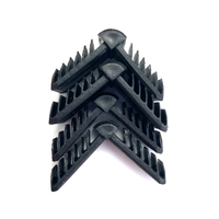 Connecteur d'angle 9A en aluminium et plastique pour double vitrage, accessoire d'étanchéité pour barres d'isolation porte-fenêtre
