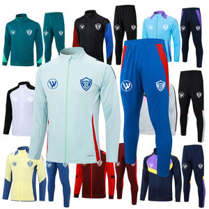 2024 Neueste Quick Dry Herren Fußball Uniform Jacke Hochwertiges 2-teiliges Set Fußball training Trainings anzug Erwachsene Erwachsene Altersgruppe - Product Image 6