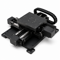 Plateforme de mouvement automatisée en fibre de carbone 3K sur mesure, avec plateau linéaire XY léger et chariot alvéolé pour équipement industriel