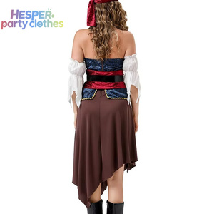 Disfraz de Pirata Femenino para Adultos HESPER, Ideal para Cosplay de Cine y Televisión, Hecho de Poliéster, Vestido Sexy para Carnaval de Pascua - Product Image 2