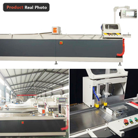 Machine de découpe automatique CNC à 90 degrés pour profilés de vitrage, Scie de mesure Bluetooth pour usine de fenêtres en aluminium
