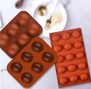 แม่พิมพ์ซิลิโคนรูปครึ่งวงกลมสำหรับทำขนม ช็อกโกแลต เยลลี่ สบู่ DIY ตกแต่งเบเกอรี่ ขายดี มีให้เลือก 6 15 24 ช่อง - Product Image 5