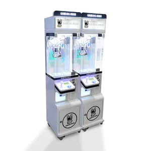 آلة لعبة الورق تعمل بالعملة المعدنية من المصنع ، آلة لعبة صغيرة رخيصة مع متقبل فاتورة لبيع الهدايا
