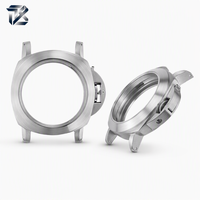 Komponen Casing Jam Tangan CNC Milling Custom Langsung dari Pabrik, Bahan Stainless Steel 316L dengan Finishing Permukaan Brushed