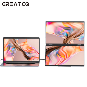 Новый портативный 15,6 дюймов Full HD IPS дисплей монитор USB интерфейс ноутбук тройной экран расширитель с двойной подсветкой ЖК-дисплей - Product Image 5