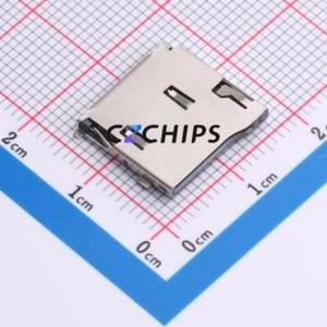 TF-015-N SD Card / Memory Card Connector SMD Connector Self-Return Type MicroSD Card (TF Card) Card Holder 2mm - Product Image 1