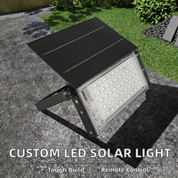 30W 400W 1000W IP65 ABS 태양광 LED 투광등 프로젝터 스포트라이트 야외 정원 도로 보안 조명