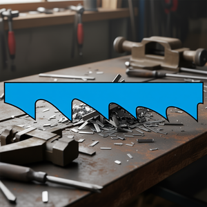 Lames de scie à ruban bimétalliques Fervi pour la découpe des métaux, 3/8 po x 10 Tpi x 144 po de longueur - Product Image 3