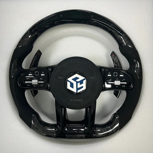 เหมาะสำหรับรถเบนซ์ C CLA W204 C63 W212 W218 W207 W172 SLK W217 W205 G65 X190 <span class=keywords><strong>GTS</strong></span> A45 W213 GLA glb พวงมาลัยคาร์บอนไฟเบอร์ - Product Image 4