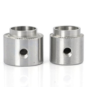 Втулка соединительная резьбовая приварная из углеродистой стали с ЧПУ, усиленная, для турбонагнетателя, оцинкованная, коническая, ISO9001 - Product Image 3