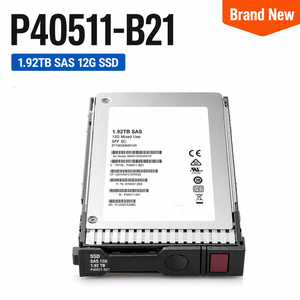 P40511-B21 1.92TB SAS 12Gb/s 混合用途 SFF 服务器级 SSD（2.5 英寸） - Product Image 1