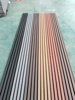 Vente chaude Panneau mural extérieur en bois composite WPC avec rainure Décoration murale en bois PVC pour villa Bureau École pour application extérieure