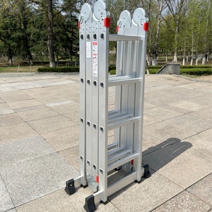 Multipurpose <strong>Ladder</strong> Telescopic Folding Step Aluminum <strong>Ladder</strong> - Product Image 2