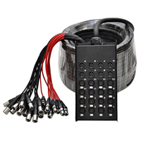 Câble serpent audio professionnel OEM pour microphone pour scène audio pour 12/16/24 canaux 3 broches mâle à femelle Xlr Y Splitter