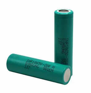 Original 18650 rechargeable battery 20R 3.7v 2000mah lithium ion 18650