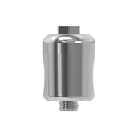 Grand débit multi-étages kdf 55 et filtre de douche en sulfate de calcium purificateur d'eau d'élimination du chlore pour le ménage