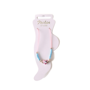 Chevillères Cœur en Céramique Colorées avec Œil, 2 par Couleur, 600 Pièces, Bijoux Tendance pour Femmes - Product Image 1