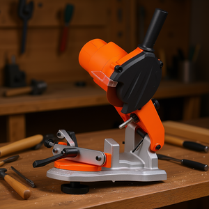 Afilador de Motosierras Eléctrico de 85W y 5000 RPM, Modelo de Banco con Luz Integrada para Trabajos en Madera - Product Image 2