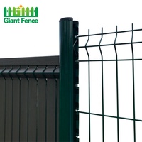 Panel de Malla de Alambre Soldada en 3D con Recubrimiento de PVC Galvanizado de Alta Calidad - Cercado de Seguridad Ecológico con Modelado 3D para Ranchos