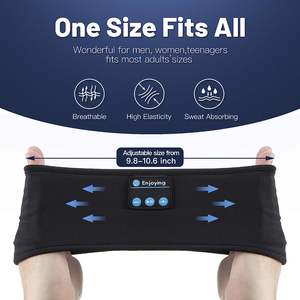 Bandeau de sommeil sans fil, écouteurs doux <span class=keywords><strong>pour</strong></span> dormir avec haut-parleurs, adaptés aux dormeurs latéraux, à la course à pied, à l'entraînement, au jogging, au <span class=keywords><strong>yoga</strong></span>, à l'<span class=keywords><strong>insomnie</strong></span> - Product Image 4