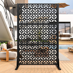 Écran métallique creux, plaque d'acier découpée à plat, mur de <span class=keywords><strong>vue</strong></span>, écran en <span class=keywords><strong>fer</strong></span> métallique - Product Image 1