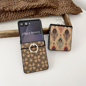 Nuovi Arrivi: Cover per Telefono con Motivo Etnico Musulmano per Samsung Z Flip 7Fe 3 4 5 6 con Supporto ad Anello Rotante e Protezione Antiurto - Product Image 2