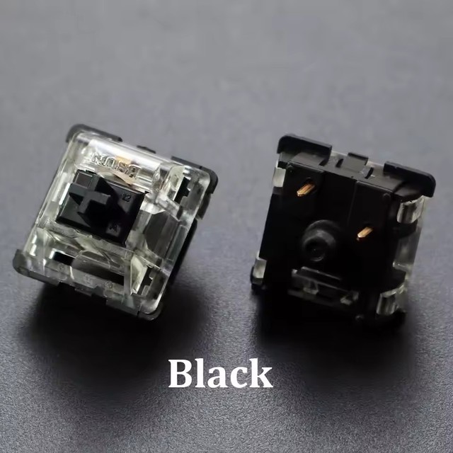 BSUN Switches Mechanical Keyboard Black Blue Brown Red Key Switch For CIY Sockets SMD 2pin Thin pins Compatible with MX switch